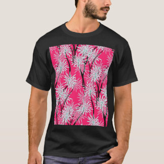 Retro asiatisches Blumenmuster. T-Shirt