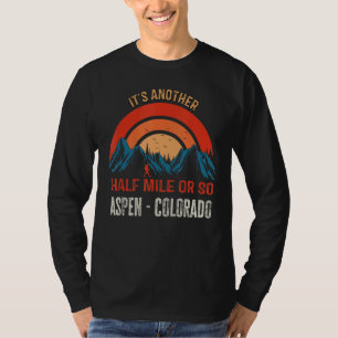 Retro Aspen Colorado Wandern T-Shirt