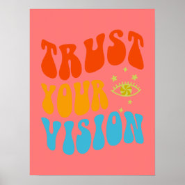 Retro ästhetische Wall Art for Girls, Tweens, Teen Poster