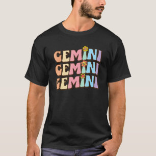 Retro Astrologie Mai oder Juni Geburtstag Zodiac S T-Shirt