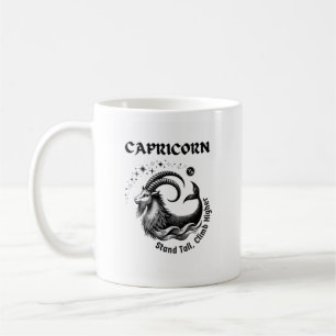 Retro Astrologisches Zeichen - Capricorn Säugling Kaffeetasse