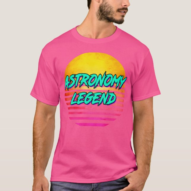 Retro Astronomie-Geschenk T-Shirt (Vorderseite)
