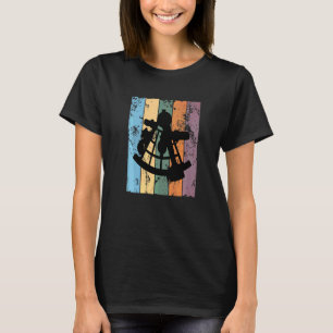 Retro Astronomie-Teleskop Theodolit Astronom T-Shirt