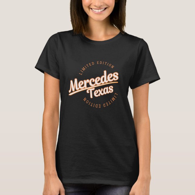 Retro Athletic Mercedes TX Apparel T-Shirt (Vorderseite)