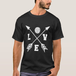 Retro Athletic Volleyball-Mannschaftssport Netz Sp T-Shirt