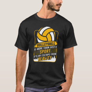 Retro Athletic Volleyball Team Sport Net Spike 14 T-Shirt
