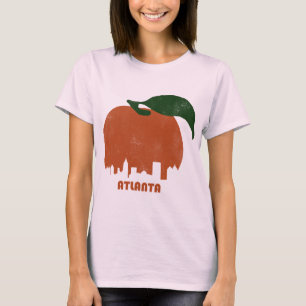 Retro Atlanta Skyline-Frauen T-Shirt