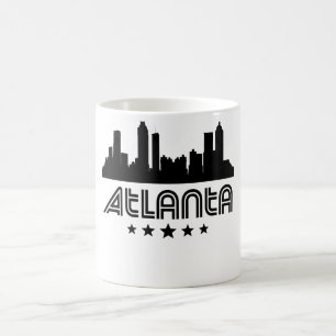 Retro Atlanta-Skyline Tasse