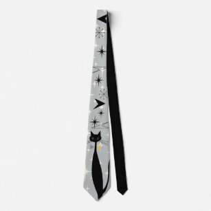 Retro Atomära-Mitte des Jahrhunderts moderne coole Krawatte
