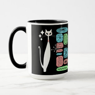 Retro Atomära-Mitte- des Jahrhundertsmoderne cool Tasse