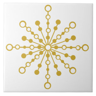Retro-atomares Mid-Century-Modern-Design Fliese