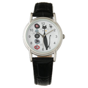 Retro Atomera Mitte Jahrhundert Moderne MCM Coole Armbanduhr