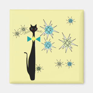 Retro Atomera Mitte Jahrhundert Moderne MCM Coole  Magnet