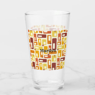 Retro Atomic Capsule Sternexplosion Modernes Mitte Glas