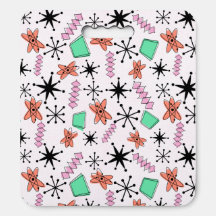 Retro Atomic MCM Rosa Orange Green Black