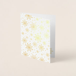 Retro Atomic Mid Century Mod Red & Gold Sternexplo Folienkarte