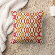 Retro-Atomstars auf ogeen Mustern der Mitte des Ja