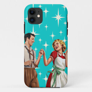 Retro Atomzeit Fabulous "50er Dancing Couple Case-Mate iPhone Hülle