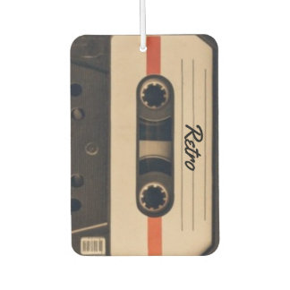 Retro Audio Cassette Individuelle Name Autolufterfrischer
