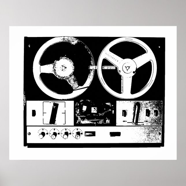 Retro-Audio Poster (Vorne)