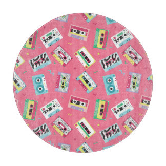 Retro Audio Tapes: 80er Style. Schneidebrett