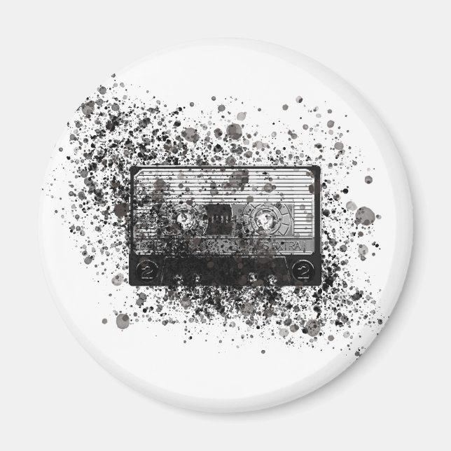 Retro-Audiokassette Magnet (Vorne)