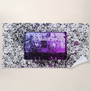 Retro-Audiokassette Strandtuch