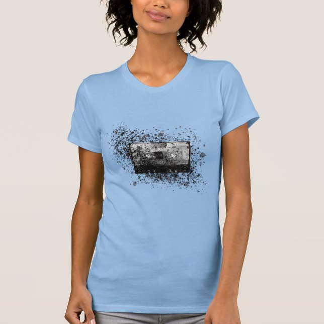 Retro-Audiokassette T-Shirt (Vorderseite)