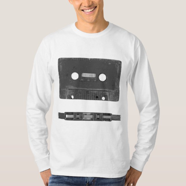 Retro-Audiokassette T-Shirt (Vorderseite)