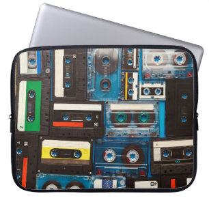 Retro-Audiokassetten Laptopschutzhülle