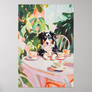Retro-Australian Shepherd-Plakat, Australian Poster