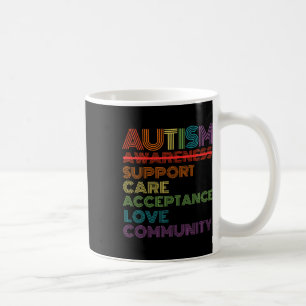 Retro Autism Awareness Teacher School of Women Me Kaffeetasse