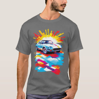 Retro-Auto-Ästhetik-Design Familienjunge T-Shirt
