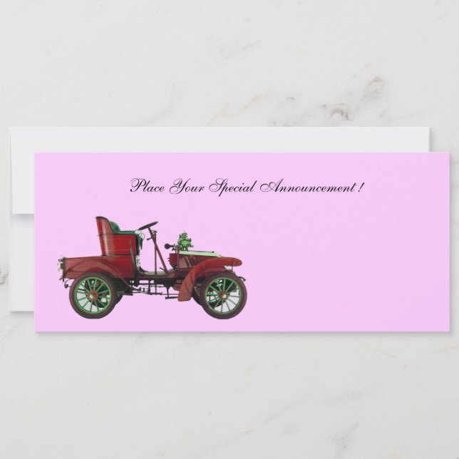 RETRO-AUTO , AUTO-RESTORATION, rosa (Vorderseite)