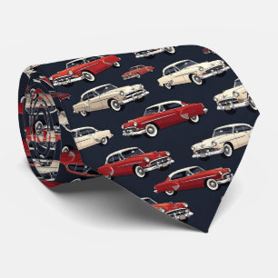 Retro-Auto der 1950er Jahre Krawatte