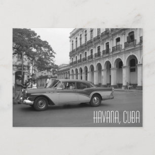 Retro-Auto Havanna Postkarte