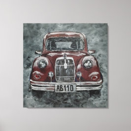 Retro, Auto, Leinwanddruck