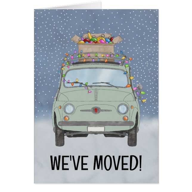 Retro-Auto Neue Ankündigung (Vorne)