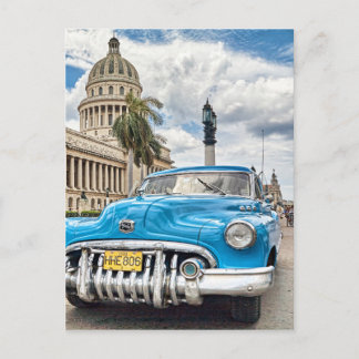 Retro-Auto Postkarte