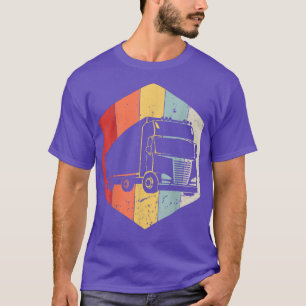 Retro-Auto Vintage-LKW-Silhouette Automotive-Liebe T-Shirt