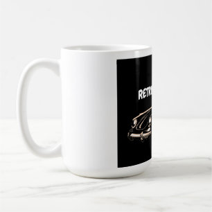 Retro-Auto-Vintage-Sonnenuntergang Grafik T-Shirt  Kaffeetasse