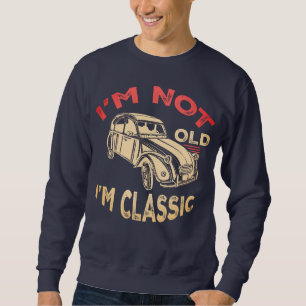 Retro-Autogeschenk, Lustiger Klassik-Autoliebhaber Sweatshirt
