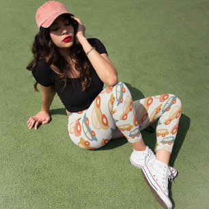 Retro-Autos für Kinder Capri Leggings