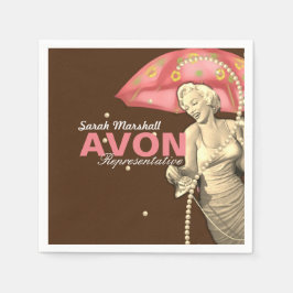 Retro Avon Vertreter Serviette