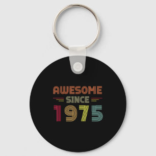Retro Awesome Seit 1975 47. Geburtstag Bday Gebore Schlüsselanhänger