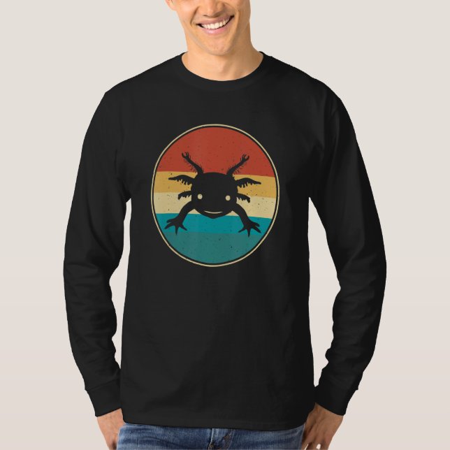Retro Axolotl  Axolotls  Vintage T-Shirt (Vorderseite)