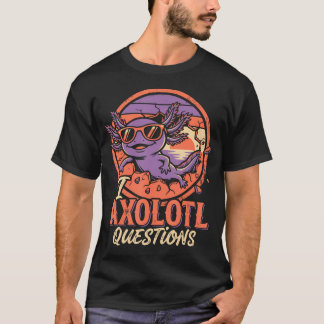 Retro-Axolotl-Liebhaber Lustiger Süßer Axolotl T-Shirt