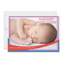 Retro Baby-Ankündigung