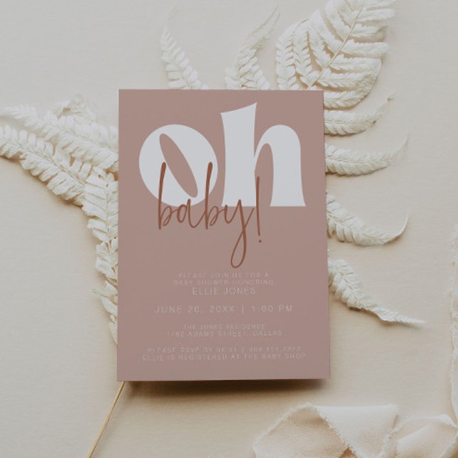 Retro Baby Dusche Einladung (Von Creator hochgeladen)