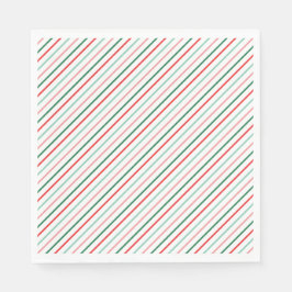 Retro Baby Es ist kalt draußen Weihnachtsstreifen Serviette